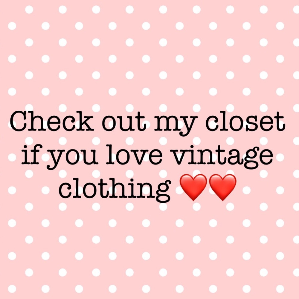 Midsize vintage clothing!